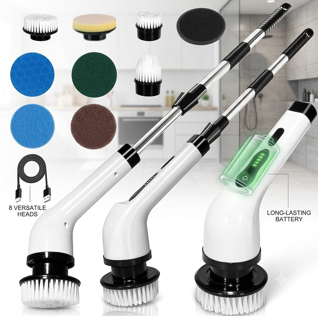 PowerSpin Electric Cleaning Brush