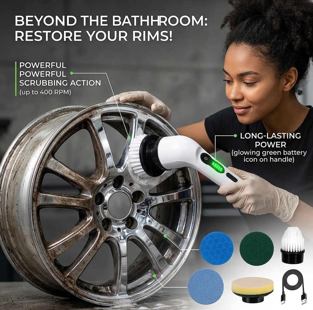 PowerSpin Electric Cleaning Brush