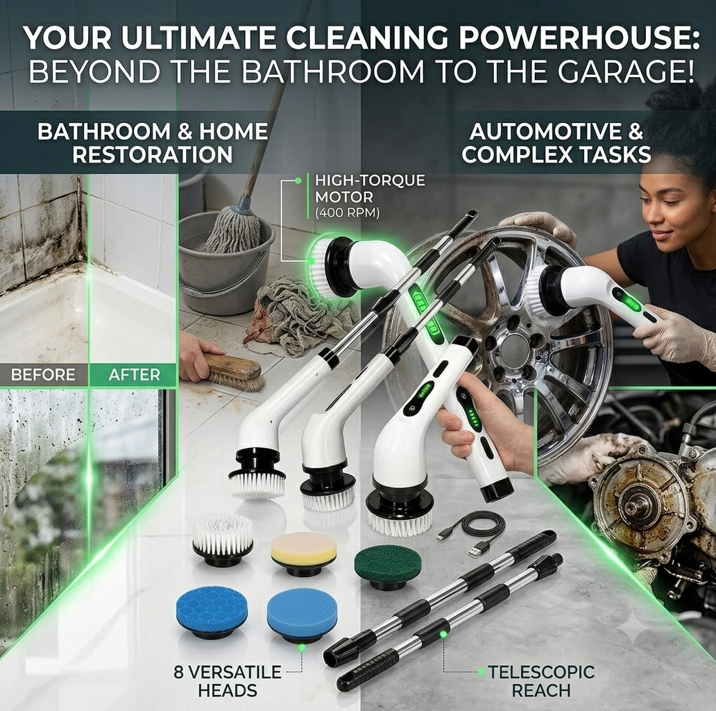 PowerSpin Electric Cleaning Brush